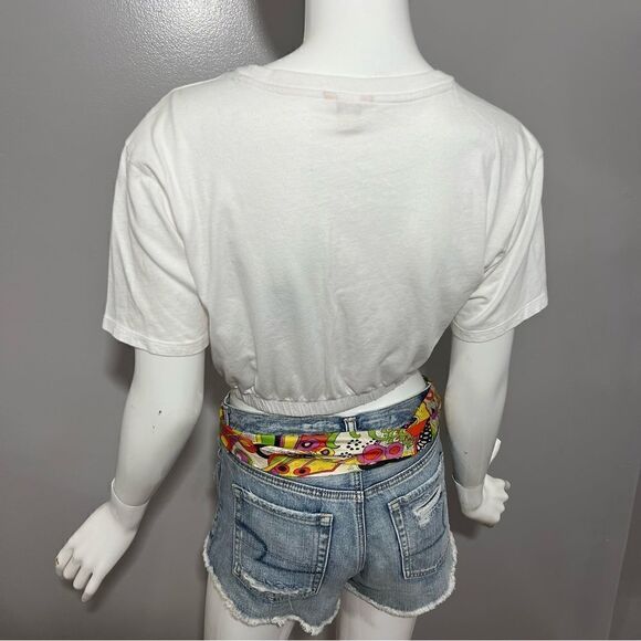 ‎Y2K Guess Originals 1981 White Crop Top -- XS - Picture 8 of 12